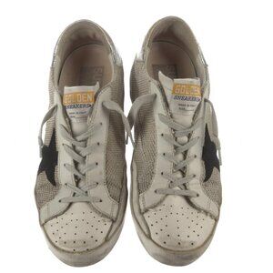 Golden Goose Leather Trim Embellishment Sneakers